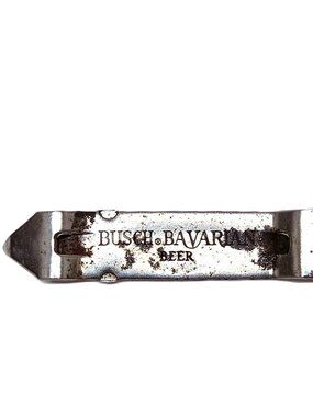 Vintage Busch Bavarian Beer Opener Can Bottle Church Key Ekco Chicago